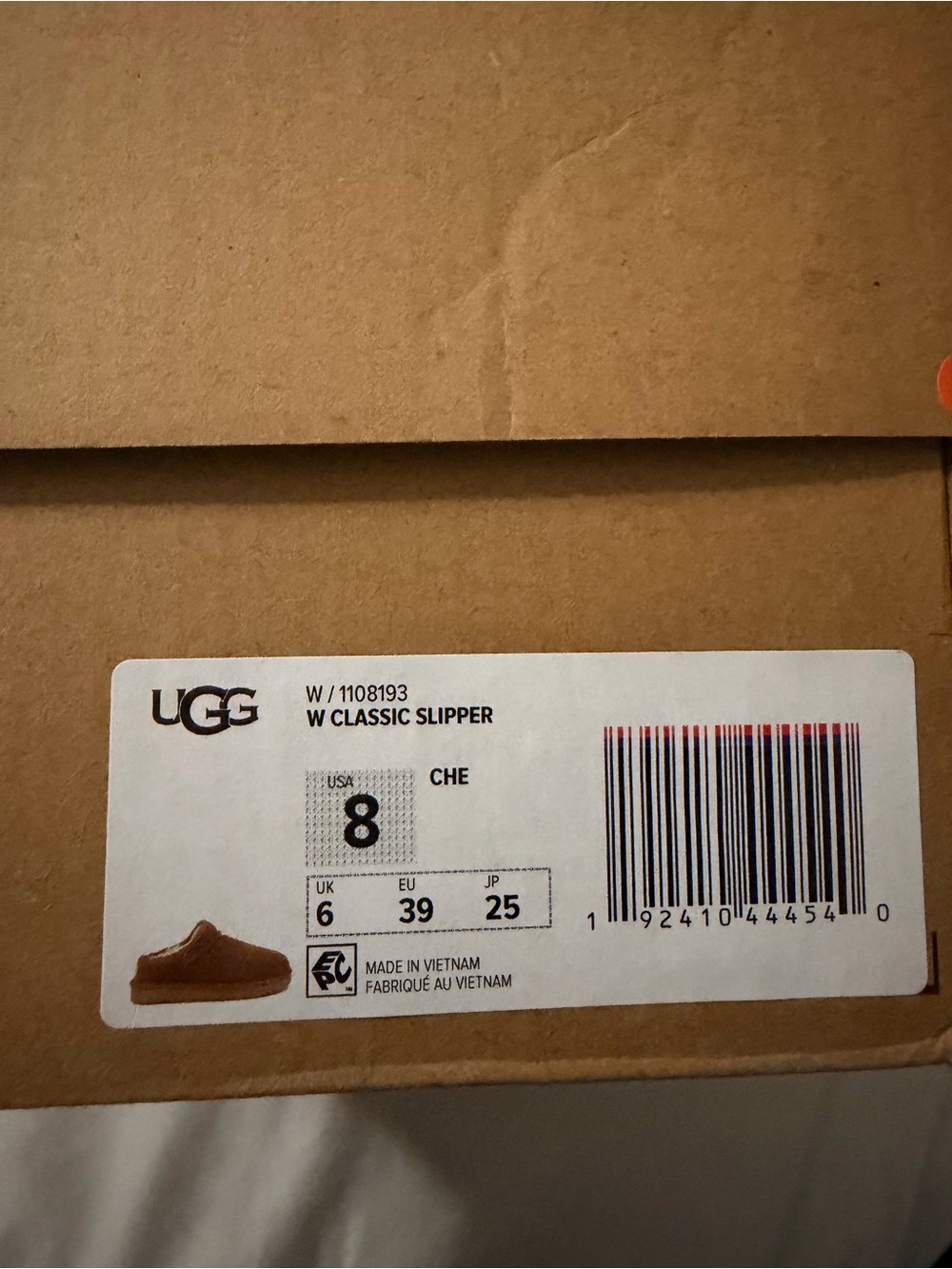 UGG Slip-On Shearling-Lined Slippers in Chestnut Suede - Picture 6 of 7